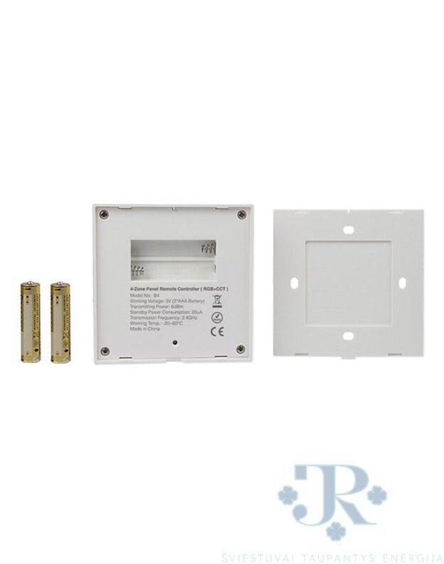 Nuotolinio valdymo RGB+CCT RF 4 zonų lietimui 