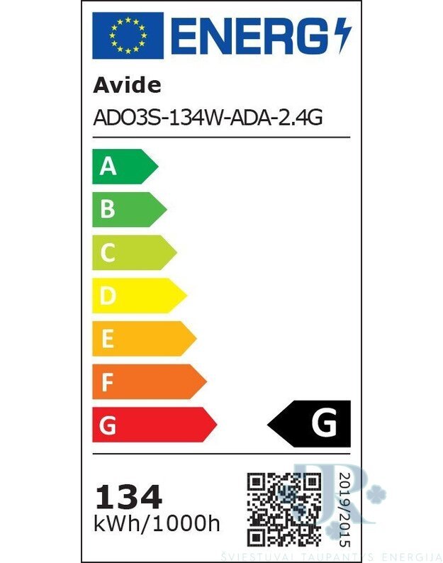 Lubų šviestuvas LED  ADAIR 134W(67+67)  su RF pulteliu.