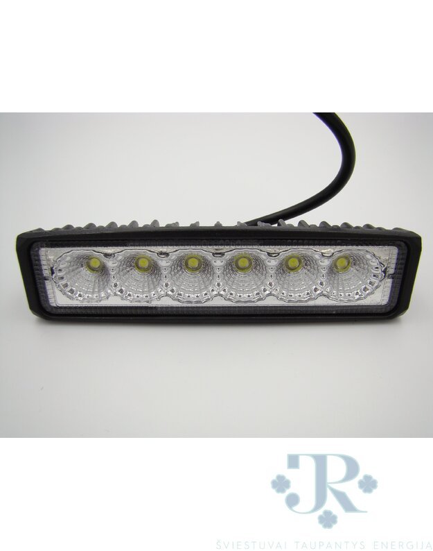 LED žibintas 10-30V 18W 6LED