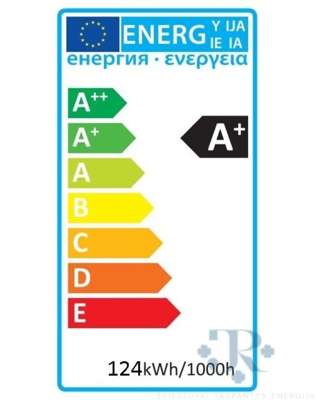 Lubų šviestuvas LED  EWA  124W(62+62) su RF pulteliu