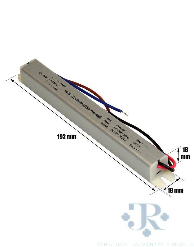 Maitinimo šaltinis Led SUPER SLIM 12V 24W IP20 2A