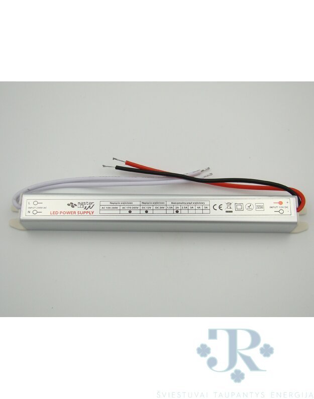 Maitinimo šaltinis LED ULTRA SLIM IP20 12V 24W 2A