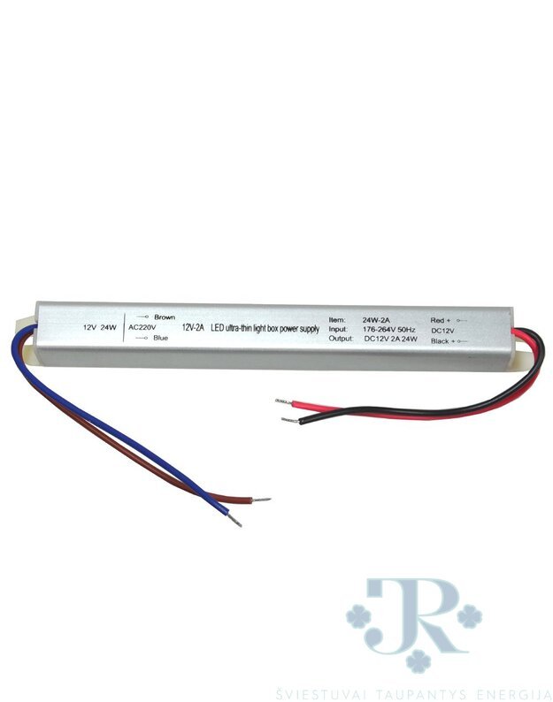 Maitinimo šaltinis Led SUPER SLIM 12V 24W IP20 2A